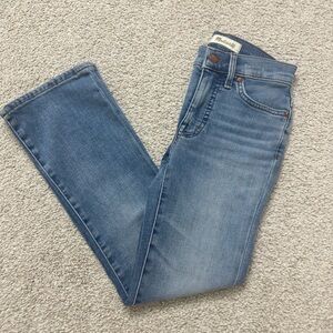 Madewell Kickout Crop Jeans – Mid Rise, Bardhurst Wash, Size 23